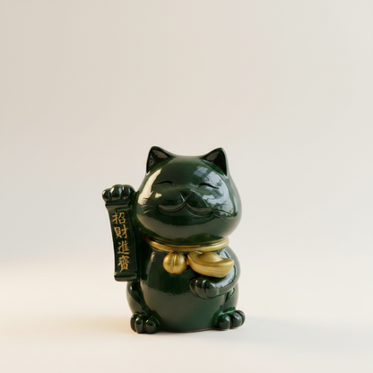 The Tea Pet Transforming Cat — traditional clay tea pet for the Gong Fu tea table
