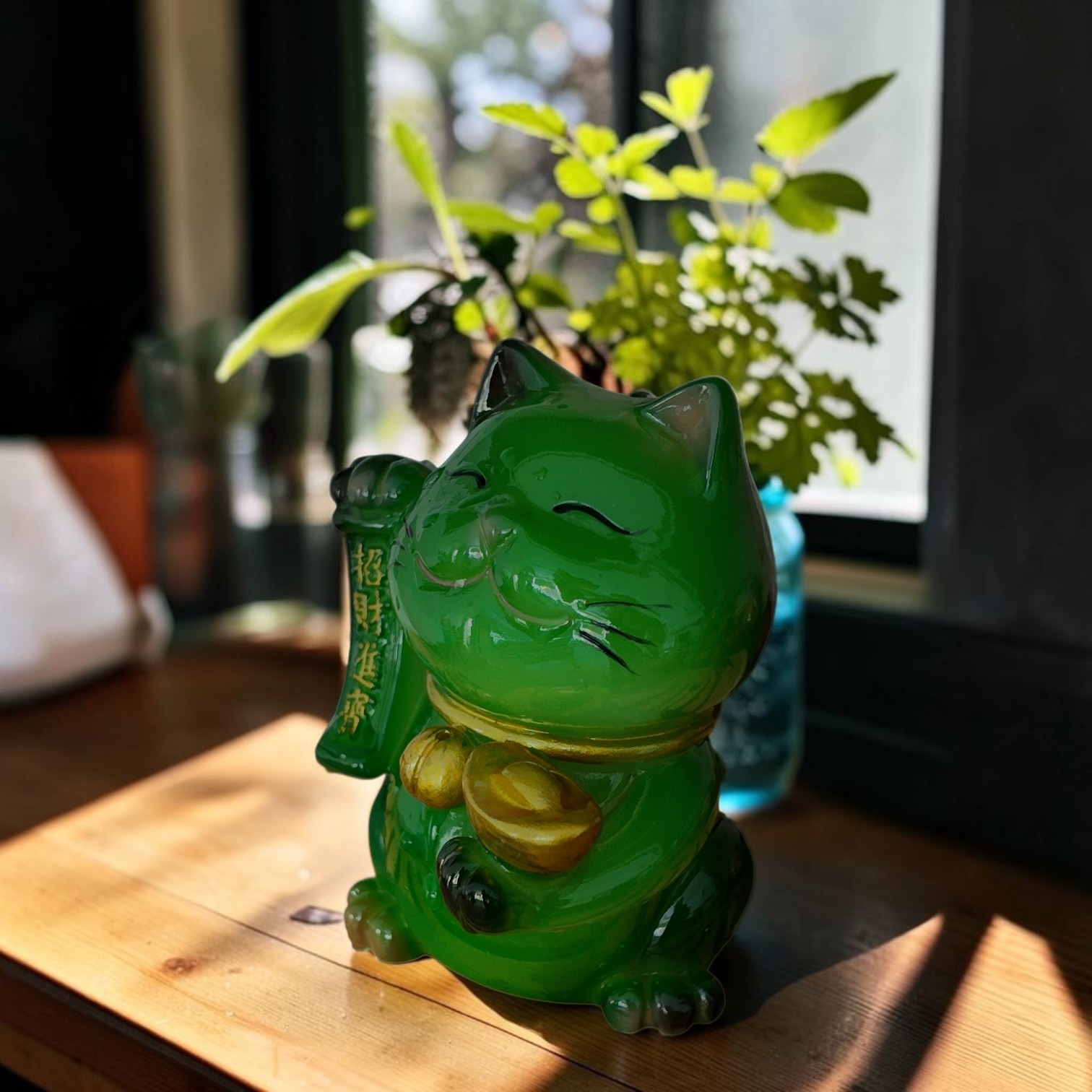 The Tea Pet Transforming Cat in use — quiet companion on the tea tray